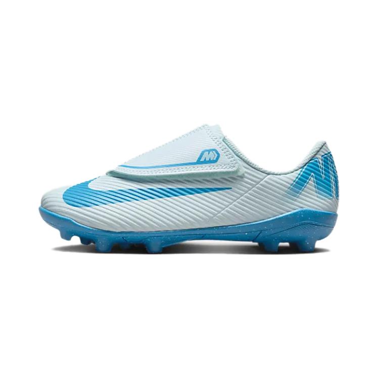 Nike Mercurial Vapor 16 Мягкие Удобные Нескользящие Прочные Низкие Футбольные Бутсы Детские кроссовки Синие FQ8290-400