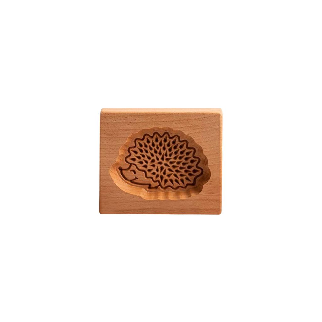 Beechwood Cookie Mold - Multi-Pattern Embossing Mold For Baking & Decorative Display