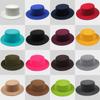 Parent-Child Couple Flat-Brimmed Hat Men'S And Women'S Retro British Jazz Hat Flat-Top Big-Brimmed Top Hat Female Sunshade Hip-Hop Hat