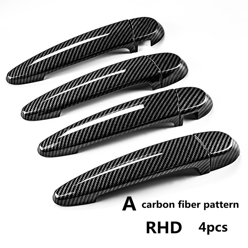 LHD RHD карбоновая внешняя дверная ручка, накладки для BMW F30 F31 F32 F33 F34 F36 E70 E71 E84 F25 F26 F20