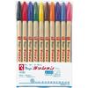 Teranishi Chemical Lashon Pen 10 Color Set 3 Piece Set NO.300 M300C-10