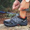 Hiking Shoes Men Shoes Anti-slip Low-top Outdoor Sports Shoes Men Lace-up Wear-resistant Soft Breathable Hiking Shoes Men