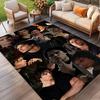 Damon Salvatore Print Rug, Washable Floor Carpet, For Entryway Dorm Laundry Room Office Study, Home Decor Birthday Christmas Gift