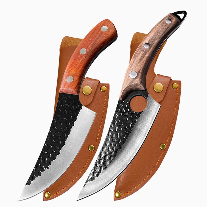 Forged Kitchen Knife Stainless Steel Boning Knife Butcher Slicing Cleaver Fish Meat Sushi Cutter Fishing Cooking Knife