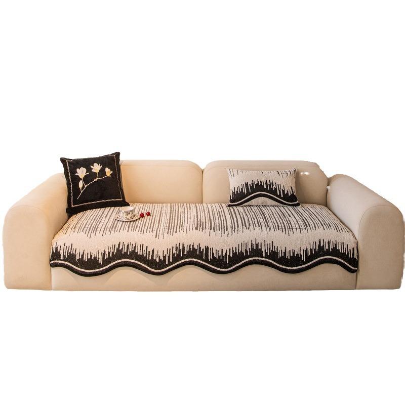 Irregular Special-Shaped Sofa Cushion Universal In All Seasons New High-End Seat Cushion Non-Slip Straight Leather Sofa Cover