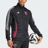 Adidas SS25 Футбол Джуд Беллингем Тренировочный Логотип Полоса Влагоотводящая Приталенная Куртка с Длинным Рукавом Мужская Куртка Черный JX1969