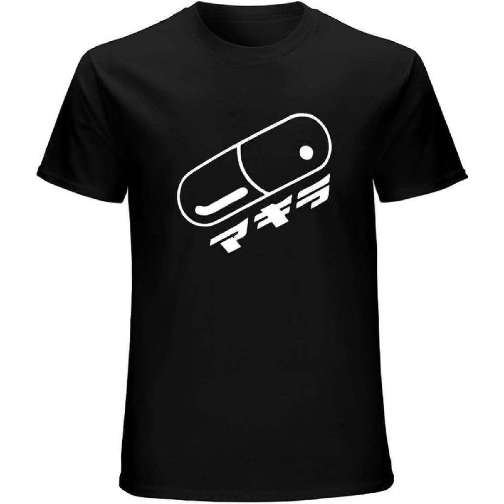 ZHIDANGJIA Men's Akira Pill Japanese Anime Manga T-Shirt Black