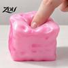 Hand Exerciser Toys Stress Relief Cheese Squeeze Toy, Slow Rising Pearlescent Fidget Toy Simulated Sensory for Adults Kids