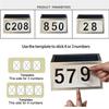 Easy Install Solar LED House Number Waterproof LED Exterior Fence Lamps  Street Road Doorplate