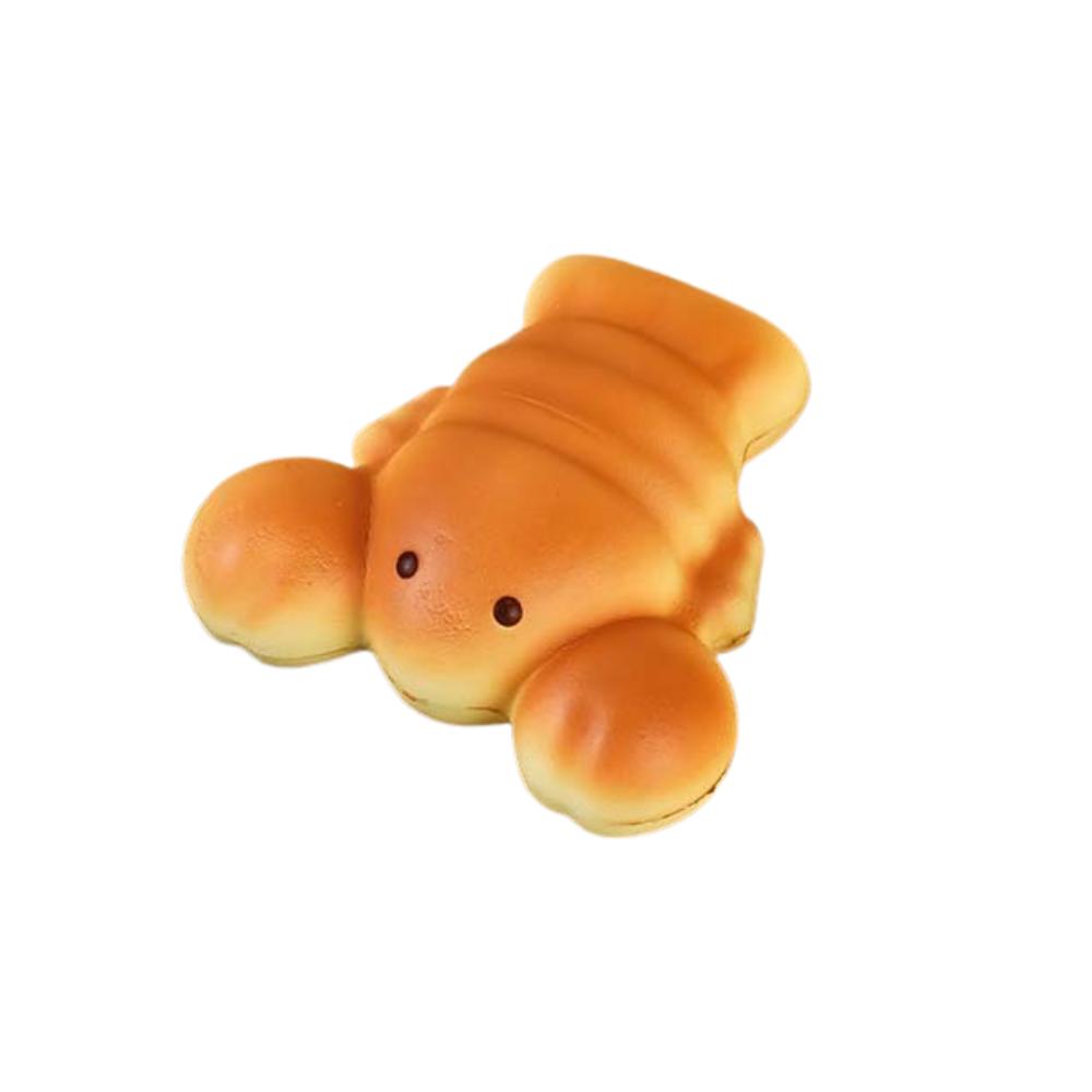 Игрушка-сквиш 'Кошка-тост', краб, лобстер, мультяшная фиджет-игрушка, свинья, цыпленок, щенок, игрушка-пищалка, детская кукла-прикол