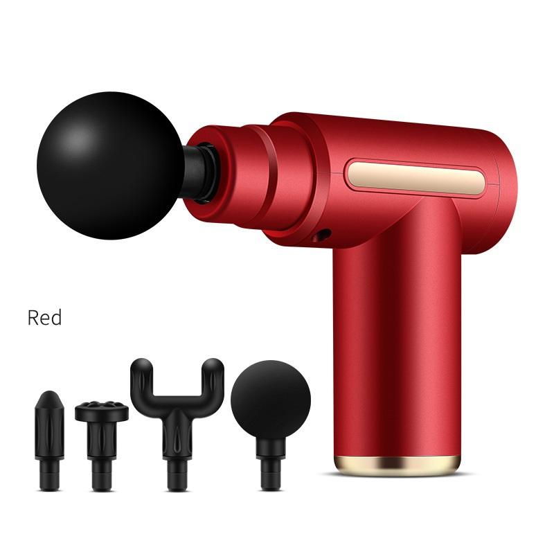 Mini Fascia Gun Handheld Body Massage Gun Deep Muscle Impact Beating Suitable for Neck Back and Legs Exercise Fitness Equipment