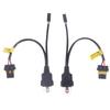 2Pcs H4 Relay Wireharness For H4 Bulb Upgrade Bi Led&Xenon Projector Lense Car Light Accessories