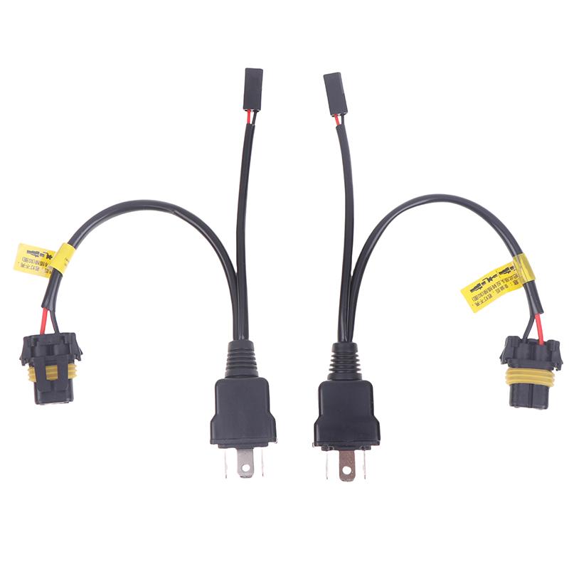 2Pcs H4 Relay Wireharness For H4 Bulb Upgrade Bi Led&Xenon Projector Lense Car Light Accessories