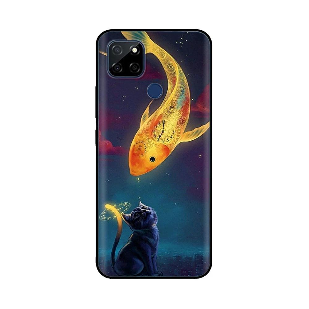 Ударопрочный чехол для oppo A15 Чехол OPPO A15s С рисунком животных CPH2179 CPH2185 Силиконовый задний чехол для телефона Чехлы Oppo A15 A15S Корпус