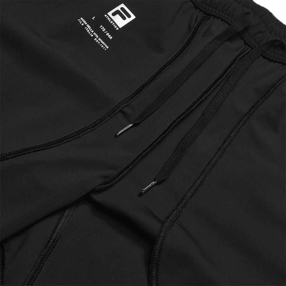 Fila Фитнес Прохладное прикосновение Модные Универсальные Спортивные Повседневные Брюки Мужские Низ Глубокий Черный A61M621606FBK
