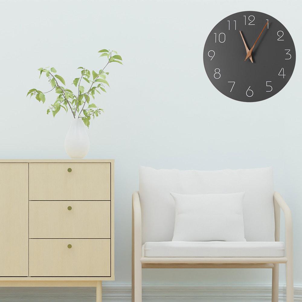 10 Inch Silent Clock Minimalist Style Digital Clock Creative Wall Clock Dining Room