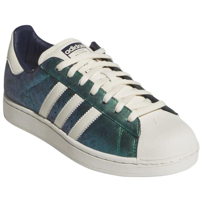 adidas Originals x Anthony Edwards SUPERSTAR Кеды для скейтбординга Мужские Зеленый Белый KI6583