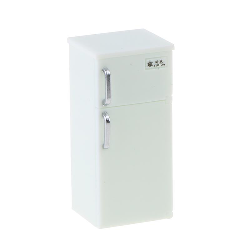 1 Pcs Dollhouse Home Furnishings Mini Color Plastic Refrigerator Model
