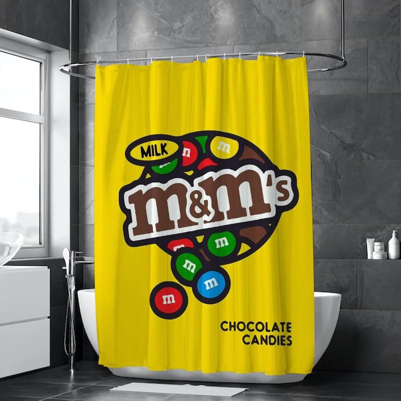 Шторы M&M's для спален Занавеска для ванной Душевая складная перегородка Наборы аксессуаров для ванной Комнаты в роскошных домах Квартира Дом