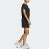Adidas Graphic Dress With Embroidered Logo Short Sleeve Women Dress Black HY2866