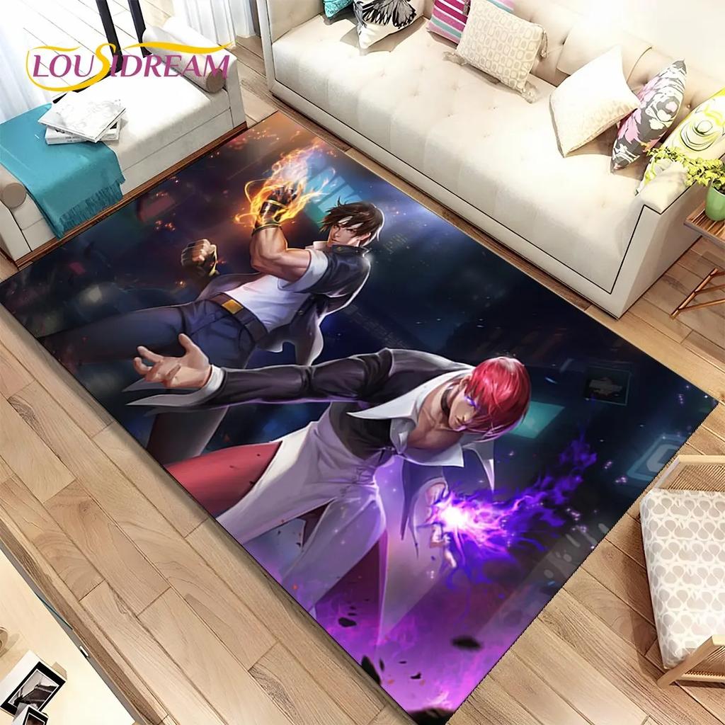 3D King of Fighters Ретро-игровой коврик для геймера, ковер для дома, гостиной, спальни, дивана, коврик для двери, детский нескользящий напольный коврик