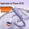 Быстрое зарядное устройство 120 Вт двойного типа Type-C PD для Apple 15/16 и Huawei