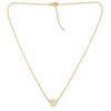 Les Trésors De Lily [L4353] - Gold-Plated 'Love' White Gold Necklace - 8 Mm