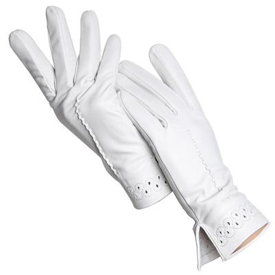 Модные женские перчатки высокого качества, цветные зимние теплые тонкие перчатки из овчины, 2024 г.