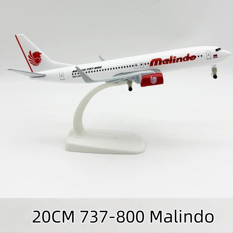 20СМ Malindo Airlines 737 B737-800 Airways Сплав Металл 1:400 Модель самолета Литая модель самолета и колеса Самолет