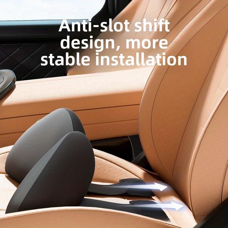 1 шт. Подушка для поясничной поддержки автомобиля с защитой копчика, тонкая подушка сиденья из пены с памятью для длительной поездки, офис, 4 сезона