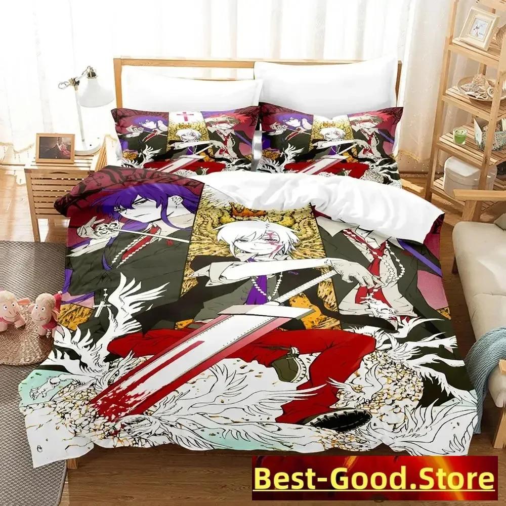 Новый комплект постельного белья D.Gray-man Single Twin Full Queen King Size Bed Set Adult Kid Bedroom Duvetcover Sets Anime Parure de lit Bed