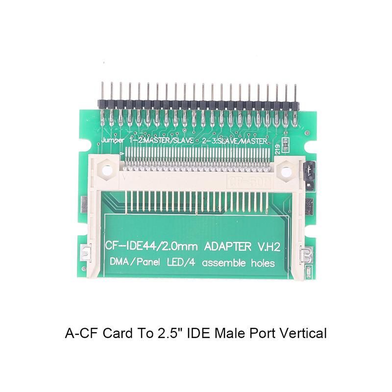 Cf Compact Flash Memory Card To Laptop Ide 2.5" 44 Pin Drive Board Hdd Bootable Adapter Converter Card