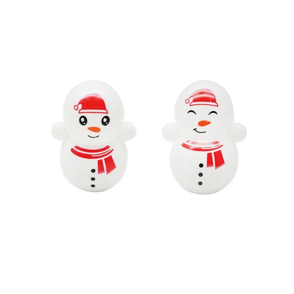 Gags Desktop Toy Educational Toys Mini Tumbler Snowman Tumbler Penguin Tumbler Christmas Ornaments