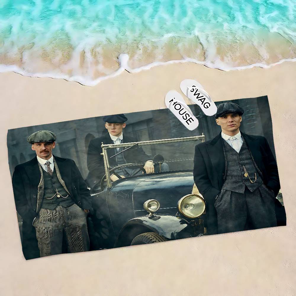 Movie P-Peaky B-Blinders TV Beach Towel Colorful Bath Towels for Girl Microfiber Quick Dry Sand Beach Yoga Spa Gym Pool