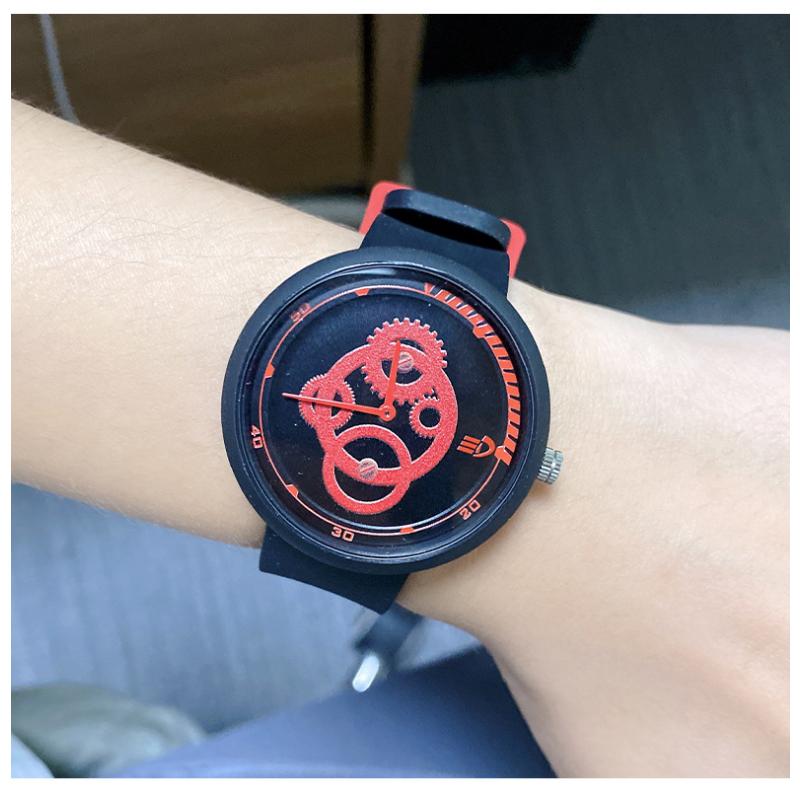 SANDA Новые минималистичные электронные часы, мужские и женские часы для средней школы, силиконовые простые водонепроницаемые часы