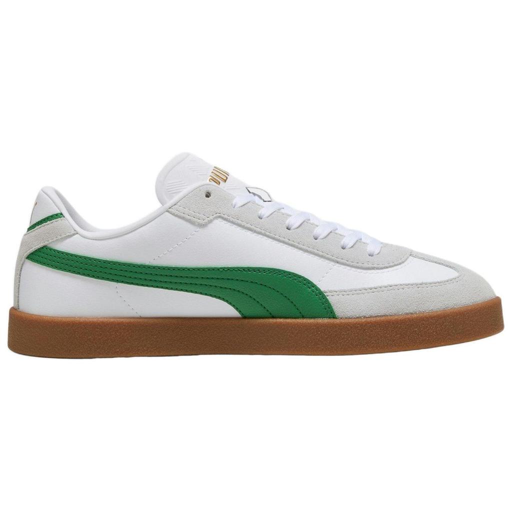 Новые кеды PUMA Club износостойкие низкие для скейтборда мужские белые зеленые 397447-22