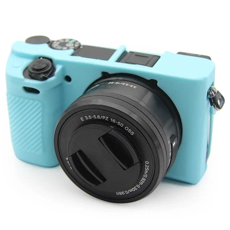 Чехол для Sony Alpha A5100 A5000 A6000 A6100 A6300 A6400, мягкий силиконовый резиновый чехол для камеры, сумка для защиты кожи, защитный корпус