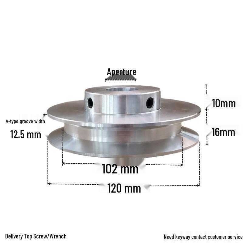 A-type Single Groove V-Belt Drive Pulley for Motor