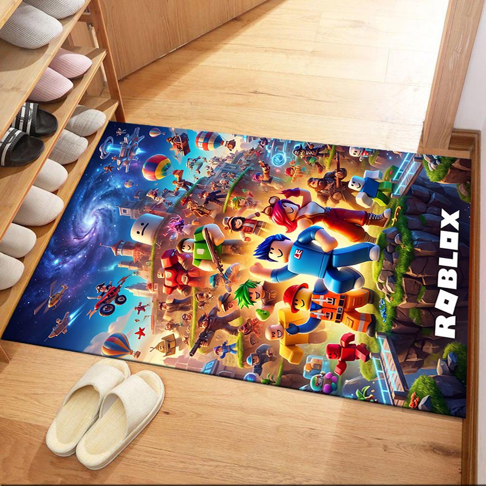 Roblox 180 Floor Rug Office Rug Design for Decorate room Hallway Dormitory Game Room Anti-slip Rug Anime Office Decor Best for Christmas