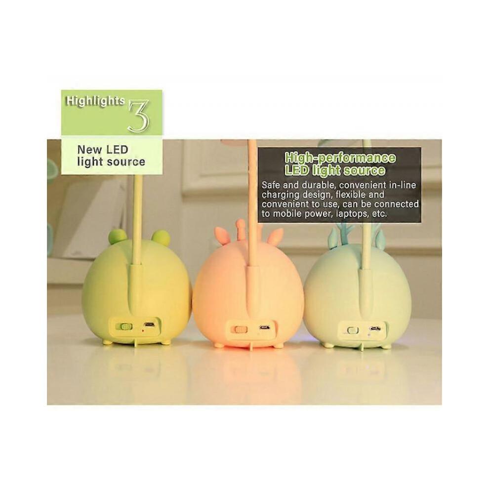 LED USB Rechargeable Desk Lamp Three-speed Dimming Eye Protection