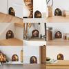 Cute Mouse Hole Wall Stickers Cartoon 3D Rat Wall Decal Little Rat Hole Sticker  Entrance