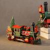 Christmas Ornament Statue Train Model, Iron Craft Retro Industrial Style Home Decor for Living Room, Hallway, Bedroom, and Tabletop Display