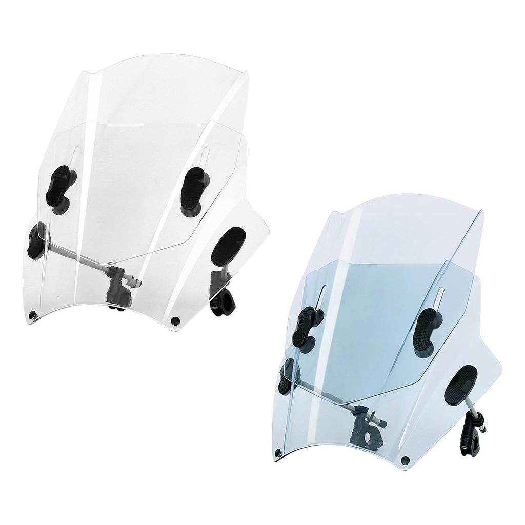 Motorcycle Windscreen Adjustable Replace Accessories Easy Installation Motorbike
