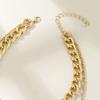 Modern Unique Double Layer Chain Necklace For Women Versatile Alloy Fashion Piece