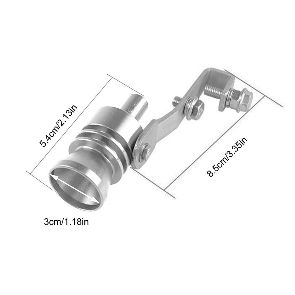 Универсальный автомобильный турбозвуковой свисток, глушитель, свисток выхлопной трубы, поддельный симулятор свистка, автозапчасти для автостайлинга