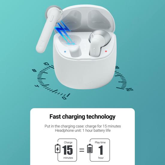 Стильные беспроводные наушники со стабильной передачей, полувкладыши, удобные в ношении