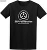 " SCP Foundation Secure Contain Protect " Fan SCP Wiki Logo Inspired T-Shirt Men Summer Fashion Top Tees