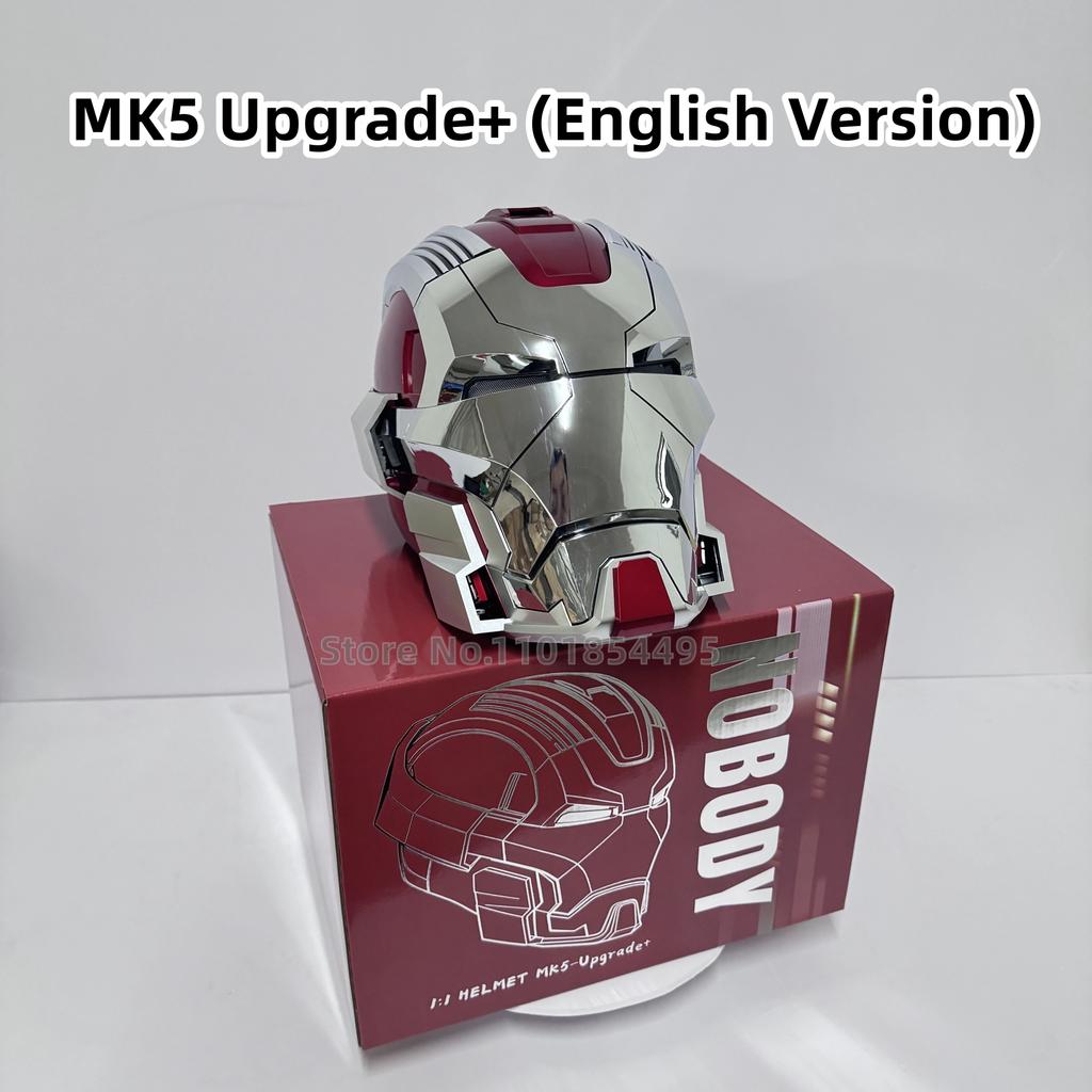 Матовый черный  1:1 Mk5 Pro Max Шлем Киноактера Косплей Модель с Голосовым Управлением Игрушки Электрический Носимый Рождественский Подарок