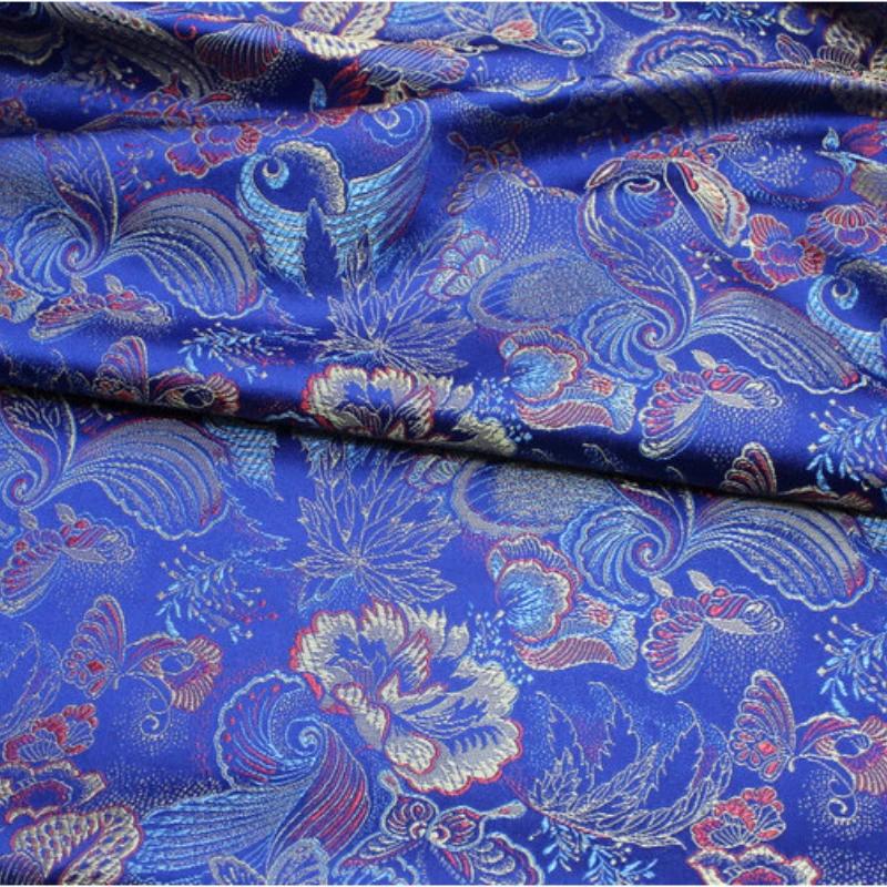 100x75 см жаккардовая шелковая парчовая ткань в китайском стиле китайский хам чонсам одежда декоративная ткань для подушек ткань для подушек