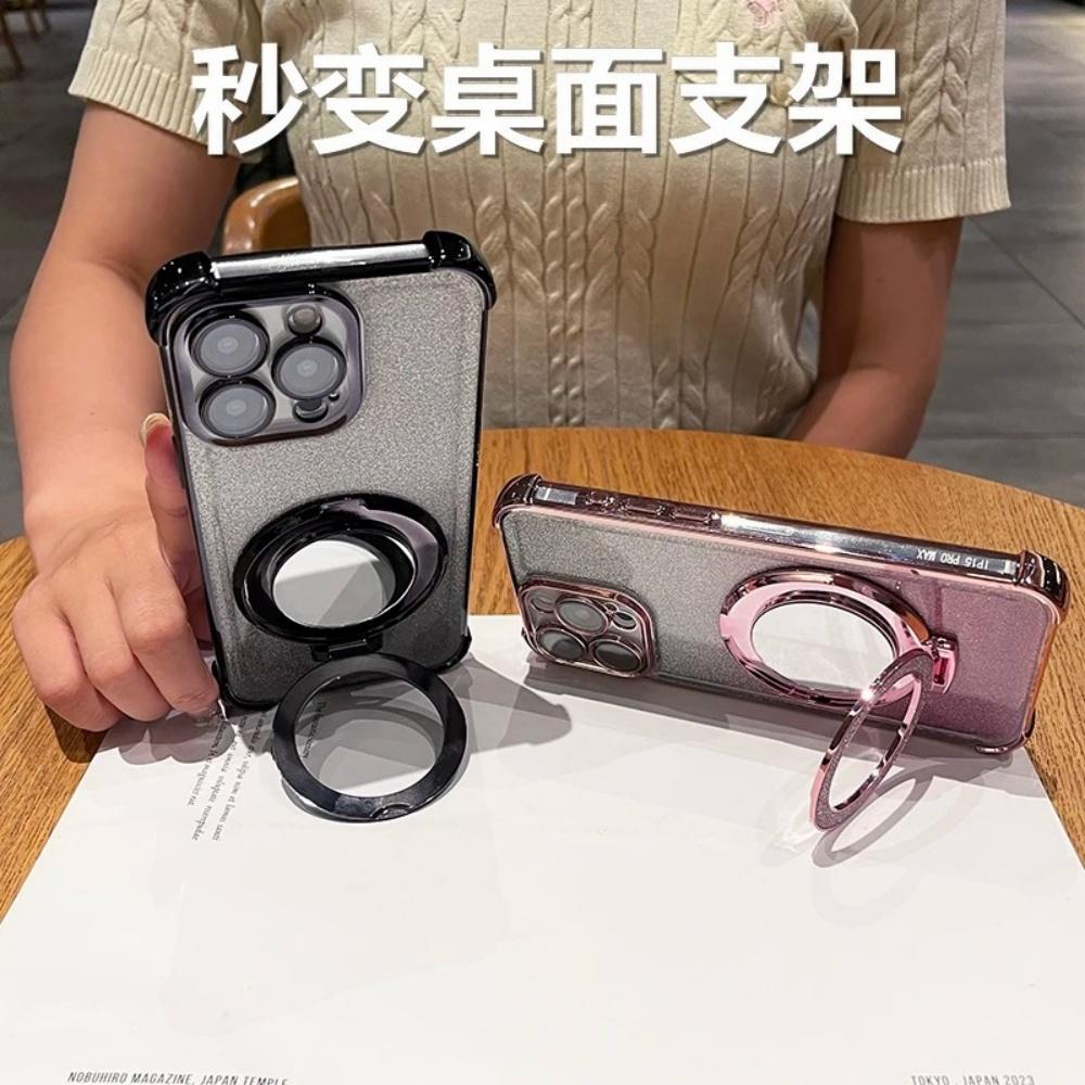 Чехол для телефона для Honor 400 Smart Lite 200Pro 300 100 90 80 70 60 50SE Вспышка Зеркало Магнитный Кронштейн Амортизирующий Мягкий Силикон